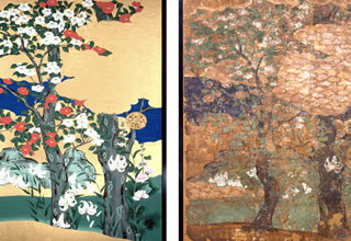 本堂障壁画の保存修理と復元模写