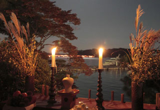 月の松島 in 観瀾亭