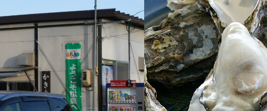 松島のかき小屋